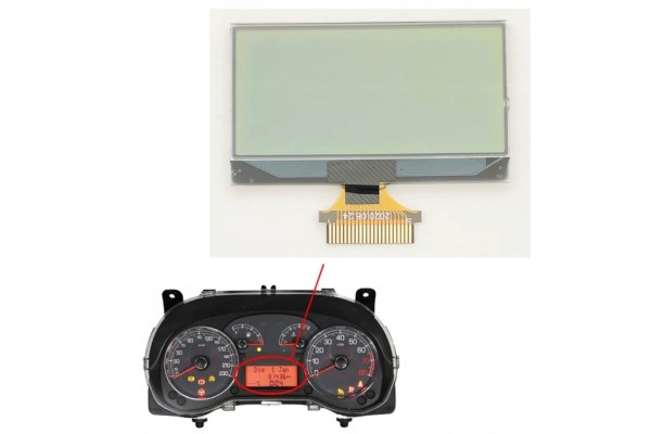 FIS LCD Display for FIAT PUNTO FIORINO QUBO LINEA DOBLO REPAIR REPLACEMENT