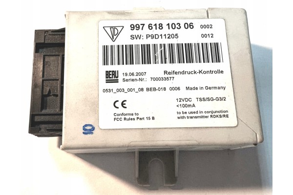 PORSCHE 99761810306 tyre pressure control module