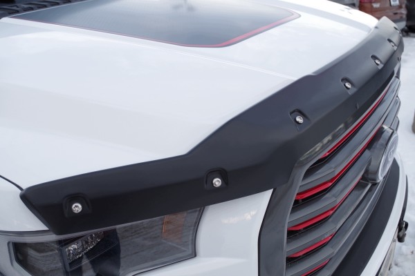 Tough Guard Hood Deflector for Ford F 150 2015 2020 FormFit TG8A15 Quality of parts according to GVO Q original with factory log