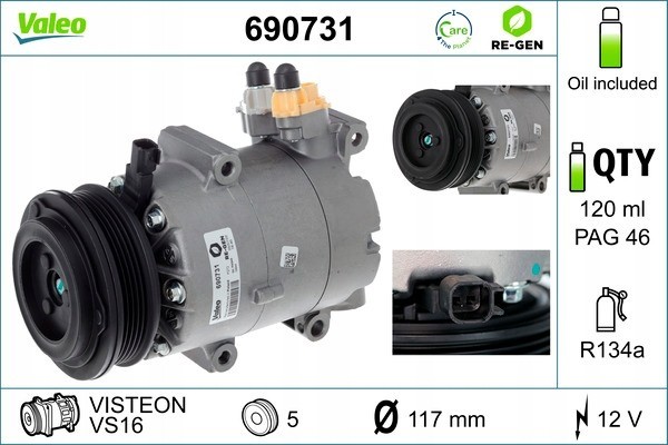VAL690731_L AIR CONDITIONING SPRAYER Part manufacturer Valeo