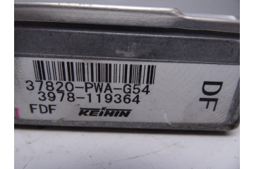 37820PWAG54  CENTRALITA MOTOR UCE HONDA JAZZ (GD1/5) 1.4  S 2005 37820PWAG54 209913 HONDA - 1