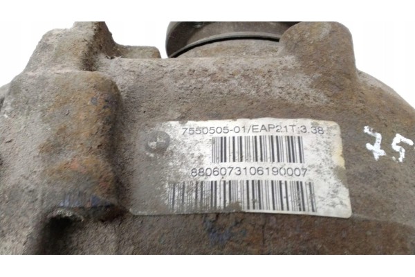 Reductor trasero BMW Z4 Roadster (E85) 7550505 2.0L gasolina 2006