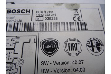 7642322316 SISTEMA AUDIO / RADIO CD ALFA ROMEO GIULIETTA (191) Distinctive 2013 7642322316 210245 ALFA ROMEO - 4