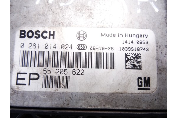 55205622 CENTRALITA MOTOR UCE OPEL ASTRA H TWIN TOP