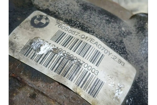 Rear reducer BMW 1 F20 A20522070003 1 6L diesel 2012 Catalog number of substitutes EA070Y293 7605587