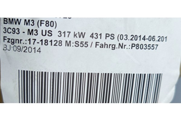 Diferencial trasero puente trasero BMW M3 F80 M4 F82 F83 2289970 3,46