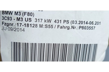 Diferencial trasero puente trasero BMW M3 F80 M4 F82 F83 2289970 3,46