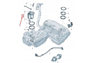 AUDI RS6 C7 Fuel supply unit and indication sensor 4G0919051L Version European