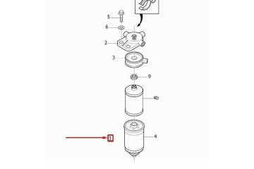 OE VOLVO 31303261 FUEL FILTER HOUSING VOLVO S60 S80 V70 XC70 XC90 2 4 D Catalog number of the original 31303261