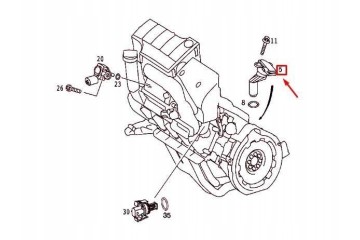 OE MERCEDES 6409050000 OIL LEVEL SENSOR DB CLASS A W168 97 04 Car type undefined