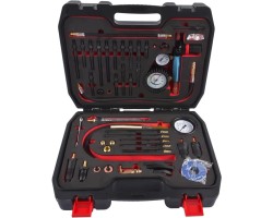 PROFESSIONAL COMPRESSION TESTER WITH 34 ADAPTERS FOR DIESEL AND BZ ENGINES