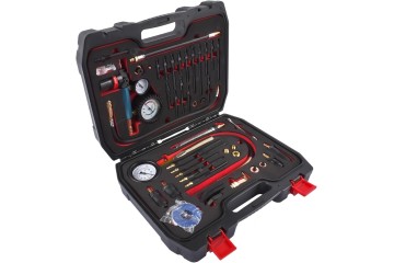 PROFESSIONAL COMPRESSION TESTER WITH 34 ADAPTERS FOR DIESEL AND BZ ENGINES Part manufacturer DLA