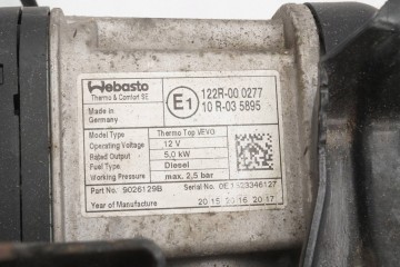 Calefactor estacionario Webasto para Skoda Superb 1K0815005MP 9026129B