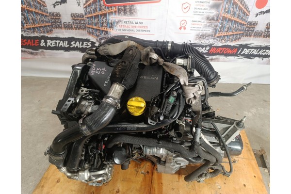 DIESEL ENGINE NISSAN NOTE E11 1 5 DCI K9KC400 2009
