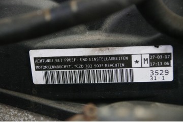 ENGINE COMPLETE CZD 1 4 TSI 149 KM SKODA OCTAVIA III Part manufacturer Skoda OE