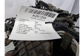COMPLETE ENGINE BHR 1 4 HDI 69 KM PEUGEOT 207 Engine type diesel