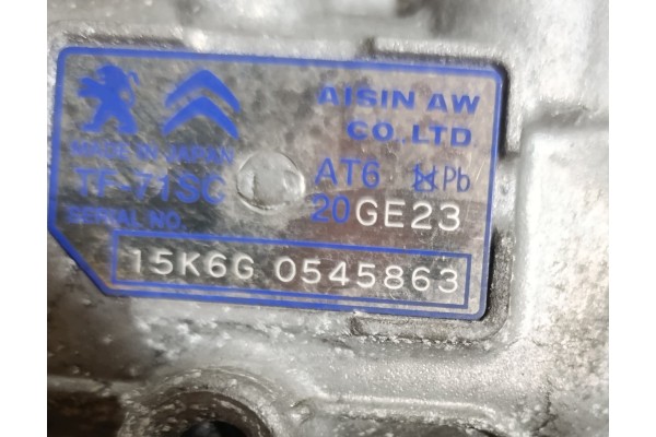 COMPLETE ENGINE WITH GEARBOX CITROEN C4 1 6 BLUEHDI BH01 10JBHD 20GE23 Catalog number of the part BH01 10JBHD