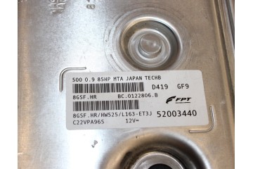 Motor de gasolina FIAT 500 0.9 312A2000 Controlador de motor 52003440
