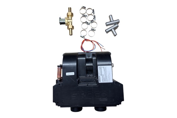 SET TENERE PIPE FI 60 WATER HEATER 4 3 KW 24V WITH SOLENOID VALVE