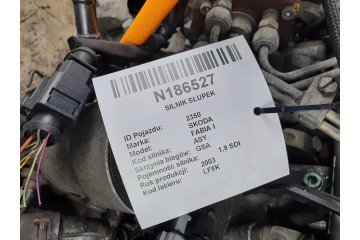 ENGINE POST ACES 1 9 SDI 63 KM SKODA FABIA I Part manufacturer Skoda OE