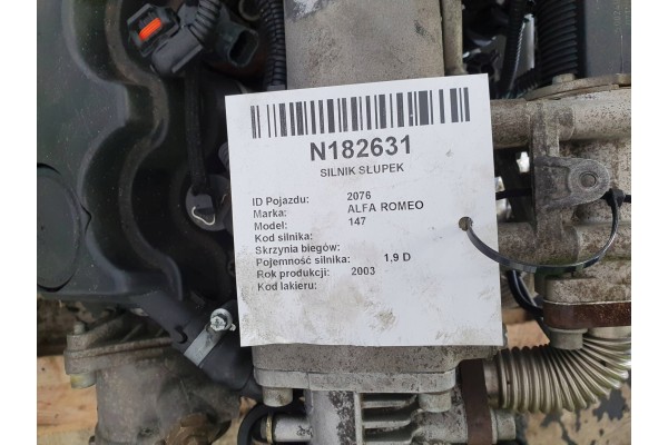 ENGINE POST 1 9 JTD ALFA ROMEO 147 Catalog number of the part 1 9 JTD