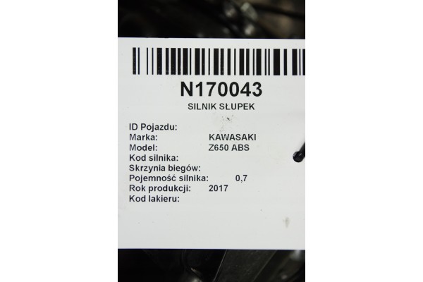 Soporte de motor para KAWASAKI Z650 ABS 2017 650cc