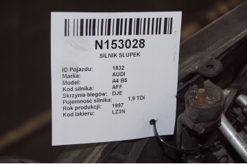 ENGINE POST AFF 1 9 TDI 74 KM AUDI A4 B5 Quality of parts according to GVO O original with manufacturer s logo OE