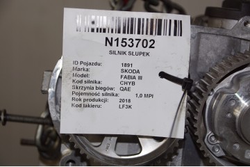 ENGINE POST 1 0 MPI 74 KM CHYK SKODA FABIA III Engine type petrol