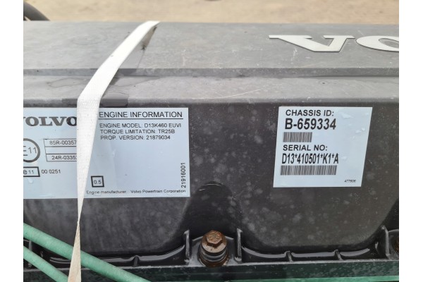 COMPLETE ENGINE VOLVO FH 4 FM 4 D13K 460 EUVI K1 EURO 6 Version European