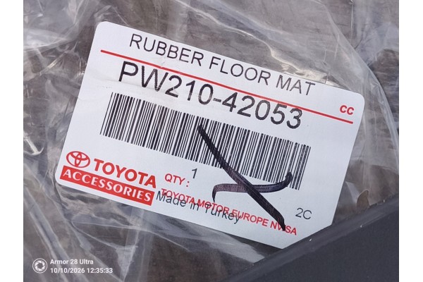 Juego de Alfombrillas de Goma bZ4X 2022 - PW210-42053 TOYOTA OE