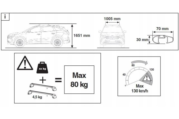 ORIGINAL Crossbars rack roof beams for rails RENAULT AUSTRAL ASO Part manufacturer Renault OE