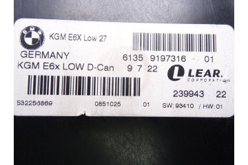 9197316 MODULO ELECTRONICO BMW SERIE 5 BERLINA (E60) 530d 2009 9197316 212628 BMW - 2