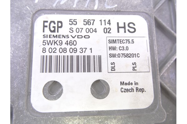 55567114 CENTRALITA MOTOR UCE OPEL ASTRA H TWIN TOP Cosmo 2008 55567114 210977 OPEL - 1