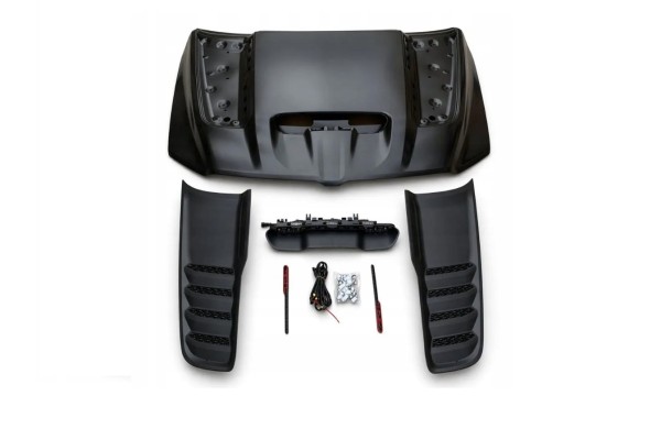DODGE RAM TRX 2021 2024 MASK COVER ALUMINUM NEW INLETS LIGHTS SET