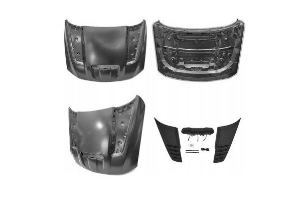 DODGE RAM TRX 2021 2024 MASK COVER ALUMINUM NEW INLETS LIGHTS SET Catalog number of the part 68442701AC
