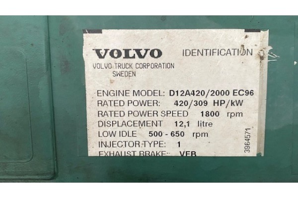 Motor Volvo FH12 D12A 420 CV