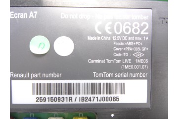 259150931R PANTALLA MULTIFUNCION RENAULT MEGANE III COUPE Dynamique 2012 259150931R 211108 RENAULT - 1