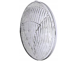 Lampshade left right transparent round 105 mm Hella 9ES012060011