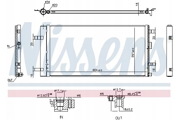 CONDENSER CLIMATE NISSENS 941344 Customs tariff code 84189910