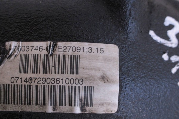 Reductor trasero BMW 3 Gran Turismo (F34) 7603746 2.0L gasolina 180kW 