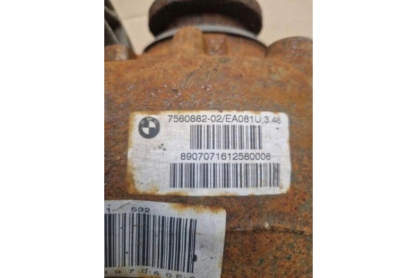 Rear reducer BMW 5 E60 7560882 3 5L gasoline 2009 Catalog number of the original 7560882