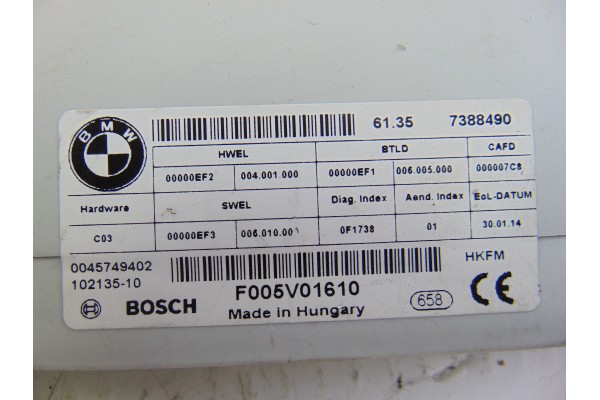 7388490 MODULO ELECTRONICO BMW SERIE 3 TOURING (F31) 318d 2014 7388490 198247 BMW - 2