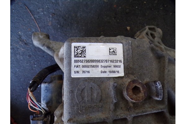 BRIDGE DYFER REAR FIAT 500X JEEP RENEGADE 2 0 CRD 4X4 00552758200 Quality of parts according to GVO O original with manufacturer