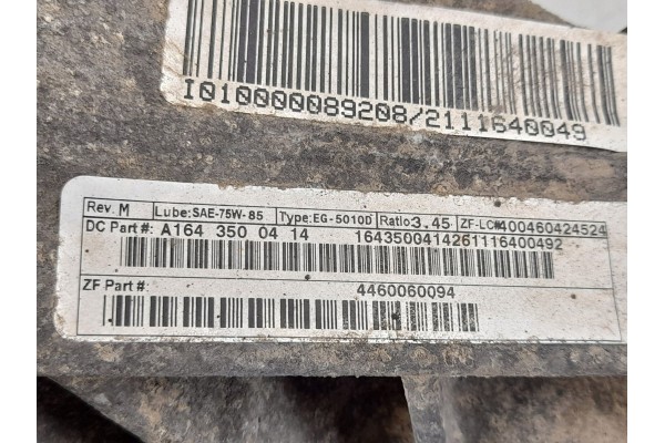Diferencial Trasero Mercedes-Benz ML W164 1643500414