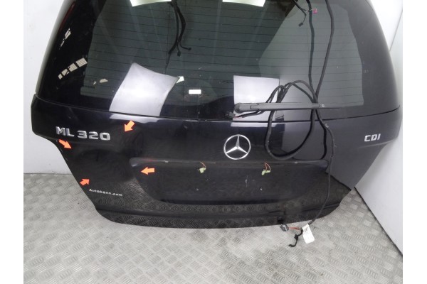 NEGRO  PORTON TRASERO MERCEDES-BENZ CLASE ML (BM 164) 320 / 350 CDI (164.122) 2005 NEGRO 208679 MERCEDES-BENZ - 2