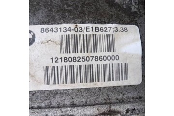 Rear differential BMW X3 G01 X4 G02 8643134 3 38 Catalog number of the part 8643134