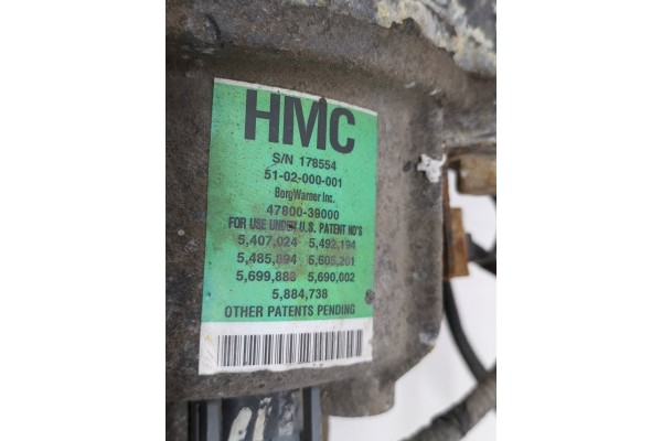 DIFFERENTIAL BRIDGE REAR 2 0 CRDI 111 KM 47800 39000 Hyundai Tucson I Catalog number of the part 47800 39000 5907911608491