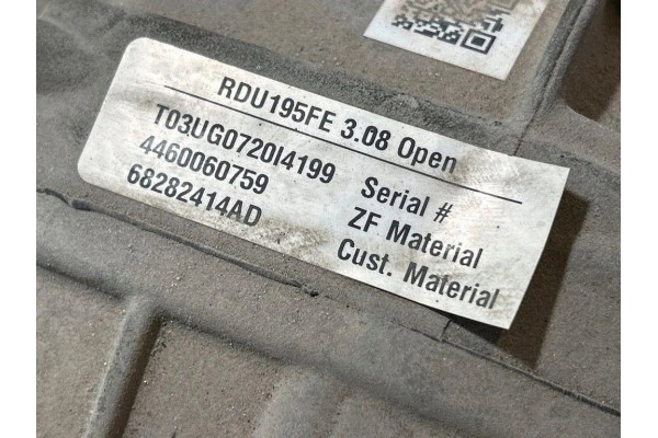 Rear reducer DODGE CHALLENGER Coupe 68282414AD 3 6L gasoline 227kW 2020 Car type passenger cars