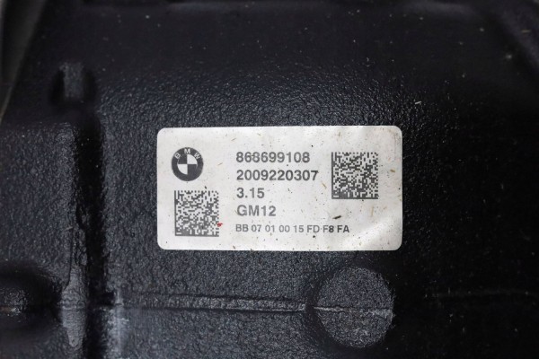 REAR BRIDGE DIFFERENTIAL 8686991 BMW Z4 G29 G23 TOYOTA SUPRA Catalog number of the part 8686991MWGK45678