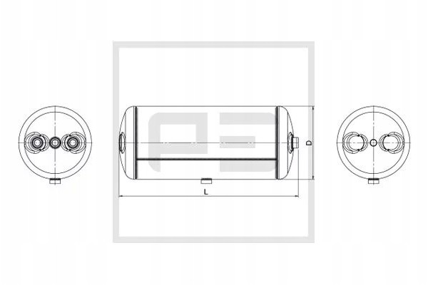 PE Automotive 016 373 80A Nadrzka na vzduch pneumaticka instalace Catalog number of the part 016 373 80A